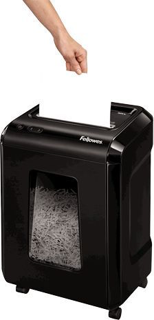 Шредер Fellowes PowerShred 92Cs (секр.P-4) фрагменты 18лист. 25лтр. скрепки скобы пл.карты CD