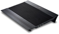 Подставка для ноутбука Deepcool N8 Black 380x278x55мм 3xUSB 2x 140ммFAN 1244г алюминий черный