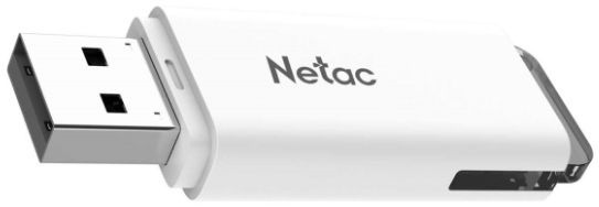 Флеш Диск Netac 8Gb U185 NT03U185N-008G-20WH USB2.0 белый