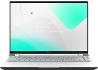 Ноутбук Gigabyte Aero 14 Core i7 13700H 16Gb SSD1Tb NVIDIA GeForce RTX4050 6Gb 14" OLED QHD+ (2880x1800) noOS silver WiFi BT Cam (BMF-72KZBB4SD)