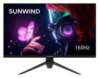 Монитор SunWind 27" SUN-M27BG130 черный IPS LED 1ms 16:9 HDMI матовая 300cd 178гр/178гр 2560x1440 180Hz G-Sync DP FHD 4.95кг