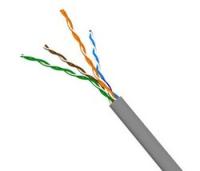 Кабель информационный Lanmaster NM-FTP5E4PR-CCA кат.5E F/UTP 4X2X24AWG PVC внутренний 305м серый