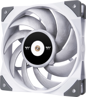 Вентилятор для корпуса Thermaltake Toughfan 12 120х120x25 белый 4-pin 22.3дБ (CL-F117-PL12WT-A) Ret