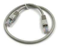 Патч-корд Buro UTP 4 пары cat5E CCA molded 0.5м серый RJ-45 (m)-RJ-45 (m)