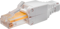 Коннектор Suprlan (10-0218-1) UTP кат.5E RJ45 серый (упак.:1шт)