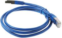 Патч-корд Premier PP6-1M/B 10000Гбит/с FTP 4 пары cat.6 CCA molded 1м синий RJ-45 (m)-RJ-45 (m)