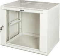 Шкаф коммутационный Lanmaster PRO (TWT-CBWPG-4U-6X4-GY) настенный 4U 600x450мм пер.дв.стекл 60кг серый 350мм 18.9кг IP20