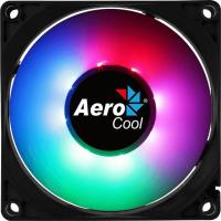 Вентилятор для корпуса Aerocool Frost 8 RGB 80х80x25 черный 3-pin 4-pin (Molex) 28дБ (FROST 8 FRGB MOLEX + 3P) Ret