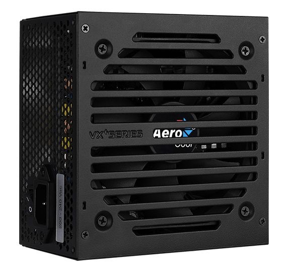 Блок питания Aerocool ATX 600W VX PLUS 600W (20+4pin) 120mm fan 3xSATA RTL