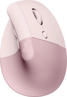 Мышь Logitech Lift розовый оптическая (4000dpi) беспроводная BT/Radio USB (5but)