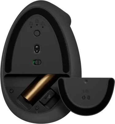 Мышь Logitech Lift графитовый оптическая (4000dpi) беспроводная USB