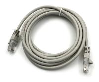 Патч-корд Buro UTP-5E-3M-G UTP 4 пары cat5E CCA molded 3м серый RJ-45 (m)-RJ-45 (m)