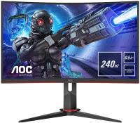 Монитор AOC 27" Gaming C27G2ZU черный/красный VA LED 0.5ms 16:9 HDMI M/M матовая HAS Piv 300cd 178гр/178гр 1920x1080 240Hz DP FHD USB 5.5кг