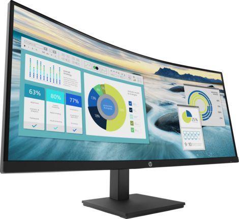 Монитор HP 34" P34hc G4 черный VA 21:9 HDMI матовая HAS 250cd 178гр/178гр 3440x1440 100Hz DP 2K USB 10.51кг