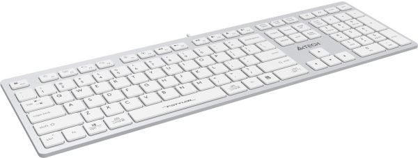 Клавиатура A4Tech Fstyler FX50 белый USB slim Multimedia