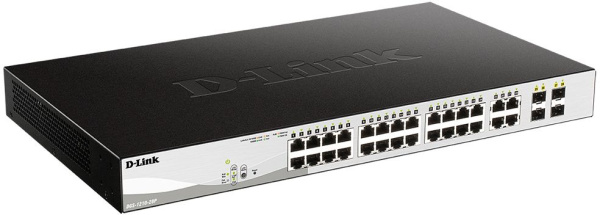 Коммутатор D-Link DGS-1210-28P/FL1A 28G 24PoE 193W управляемый