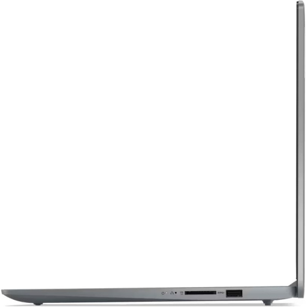 Ноутбук Lenovo IdeaPad Slim 3 15AMN8 Ryzen 5 7520U 8Gb SSD256Gb AMD Radeon 610M 15.6" TN FHD (1920x1080) noOS grey WiFi BT Cam (82XQ0006RK)