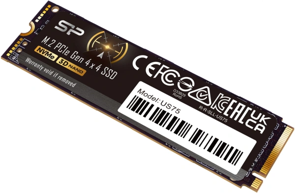 Накопитель SSD Silicon Power PCIe 4.0 x4 4TB SP04KGBP44US7505 US75 M.2 2280