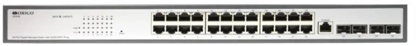 Коммутатор Origo OS2328 OS2328/A1A (L2) 24x1Гбит/с 4xКомбо(1000BASE-T/SFP) настраиваемый