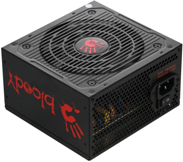 Блок питания Bloody ATX 500W BD-PS500W 80 PLUS WHITE (20+4pin) APFC 120mm fan 6xSATA RTL