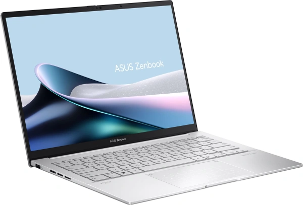 Ноутбук Asus Zenbook 14 OLED UX3405MA-QD488W Core Ultra 7 155H 16Gb SSD1Tb Intel Arc 14" OLED FHD+ (1920x1200) Windows 11 Home silver WiFi BT Cam Bag (90NB11R2-M00SS0)