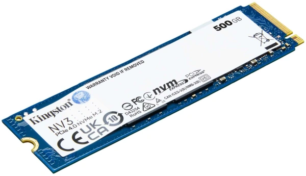 Накопитель SSD Kingston PCIe 4.0 x4 500GB SNV3S/500G NV3 M.2 2280