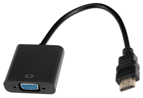 Переходник Buro HDMI-M-VGA-F HDMI (m) VGA (f) 0.1м