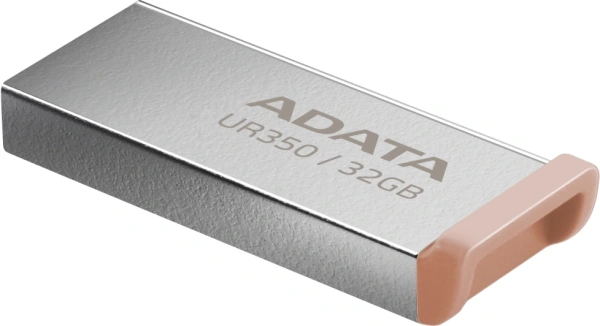 Флеш Диск A-Data 32GB UR350 UR350-32G-RSR/BG USB3.2 серебристый/коричневый