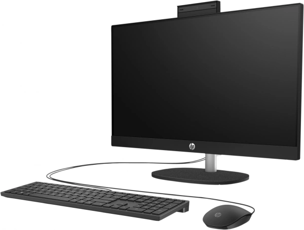 Моноблок HP 24-cr0035ci 23.8" Full HD i7 1355U (1.7) 16Gb SSD512Gb UHDG 770 noOS GbitEth WiFi BT 120W клавиатура мышь Cam черный 1920x1080