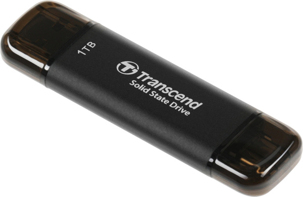 Накопитель SSD Transcend USB-C 1TB TS1TESD310C серый USB-A