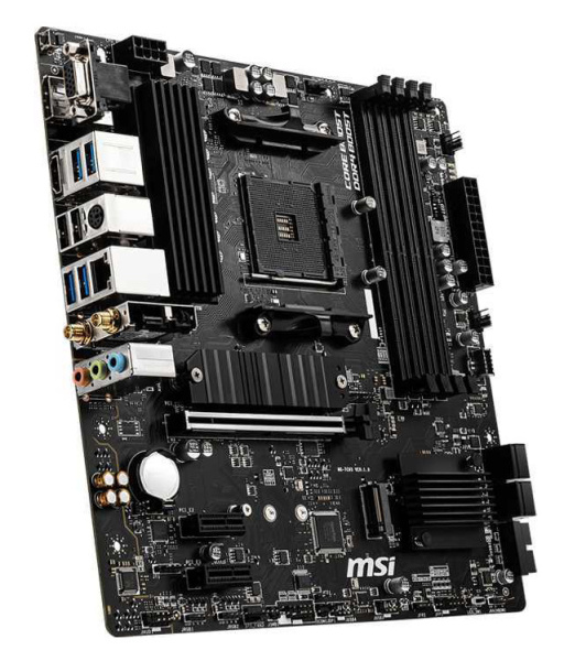 Материнская плата MSI B550M PRO-VDH WIFI Soc-AM4 AMD B550 4xDDR4 mATX AC`97 8ch(7.1) GbLAN RAID+HDMI+DP