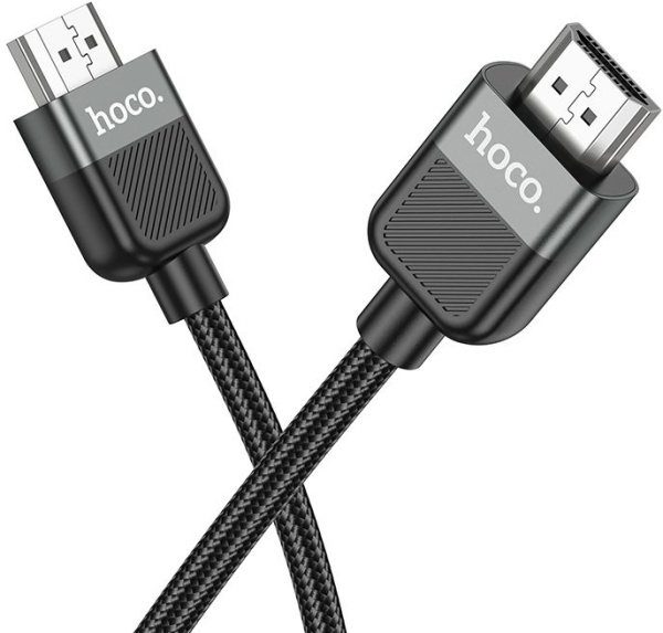 Кабель Hoco US09 ver2.0 HDMI (m) HDMI (m) 2м черный пакет (упак.:1шт)