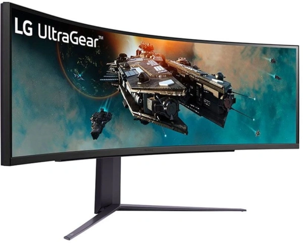 Монитор LG 49" UltraGear 49GR85DC-B черный VA LED 32:9 HDMI M/M матовая HAS 400cd 178гр/178гр 5120x1440 240Hz DP 2K USB 14.75кг