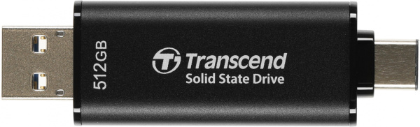 Накопитель SSD Transcend USB-C 512GB TS512GESD310C серый USB-A