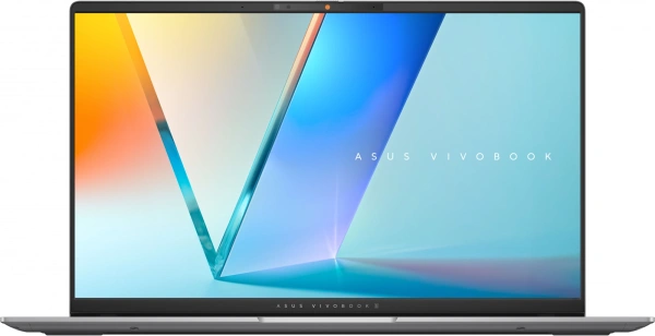 Ноутбук Asus Vivobook S 15 OLED S5507QA-MA013W Snapdragon X Plus X1P-42-100 16Gb SSD1Tb Qualcomm Adreno 15.6" OLED 3K (2880x1620) Windows 11 Home silver WiFi BT Cam (90NB14Q2-M00B40)