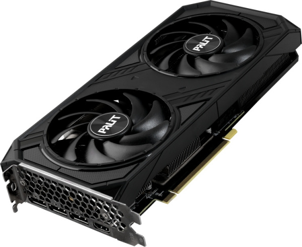 Видеокарта Palit PCI-E 4.0 RTX4070 SUPER DUAL OC NVIDIA GeForce RTX 4070 Super 12Gb 192bit GDDR6X 1980/21000 HDMIx1 DPx3 HDCP Ret