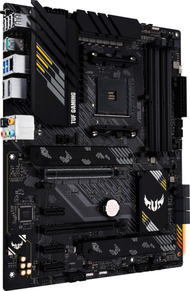 Материнская плата Asus TUF GAMING B550-PRO Soc-AM4 AMD B550 4xDDR4 ATX AC`97 8ch(7.1) 2.5Gg RAID+HDMI+DP