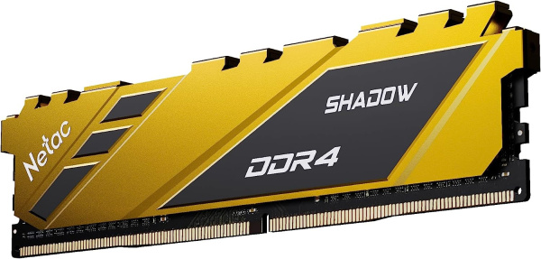 Память DDR4 8GB 2666MHz Netac NTSDD4P26SP-08Y Shadow RTL PC4-21300 CL19 DIMM 288-pin 1.2В с радиатором Ret