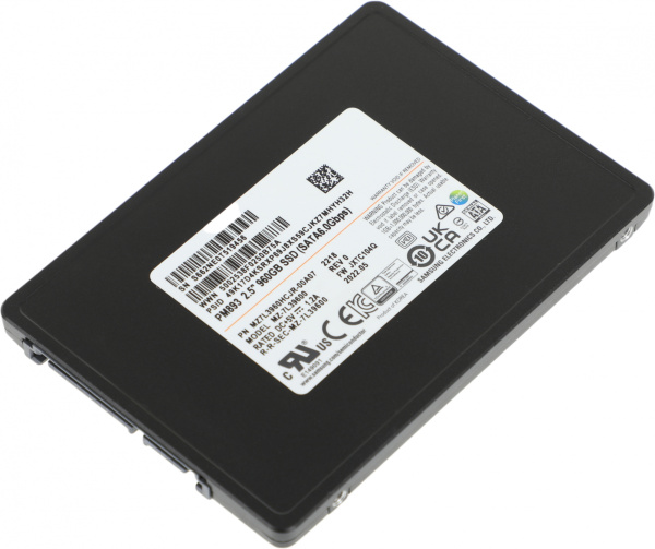 Накопитель SSD Samsung SATA-III 960GB MZ7L3960HCJR-00A07 PM893 2.5" 1 DWPD OEM