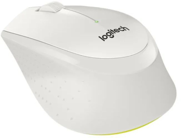 Мышь Logitech M330 Silent Plus белый оптическая (1000dpi) беспроводная USB (2but)