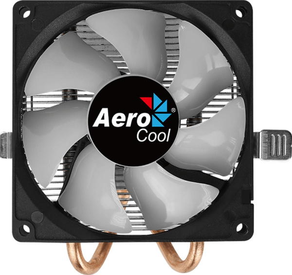 Устройство охлаждения(кулер) Aerocool Air Frost 2 RGB Soc-AM5/AM4/1151/1200/1700 черный/белый 3-pin 26dB Al+Cu 110W 250gr Ret (AIR FROST 2 FRGB 3P)