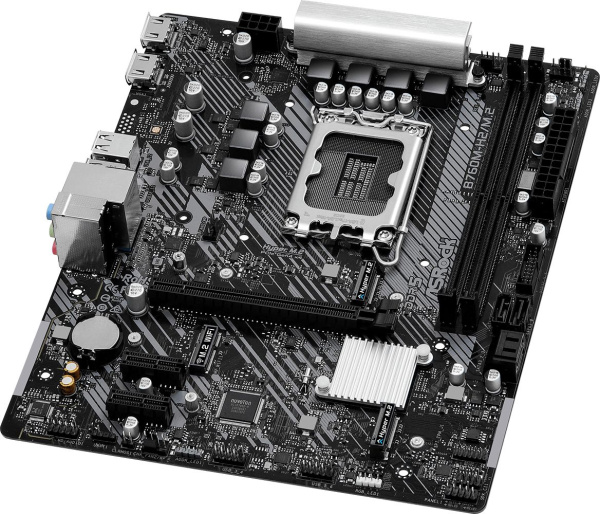 Материнская плата Asrock B760M-H2/M.2 Soc-1700 Intel B760 2xDDR5 mATX AC`97 8ch(7.1) 2.5Gg RAID+HDMI