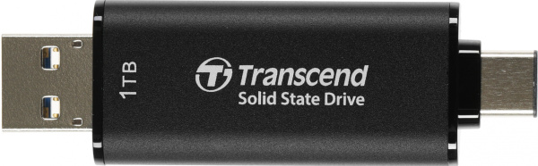 Накопитель SSD Transcend USB-C 1TB TS1TESD310C серый USB-A