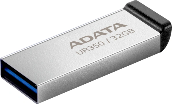 Флеш Диск A-Data 32GB UR350 UR350-32G-RSR/BK USB3.2 серебристый/черный