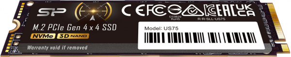 Накопитель SSD Silicon Power PCIe 4.0 x4 1TB SP01KGBP44US7505 US75 M.2 2280