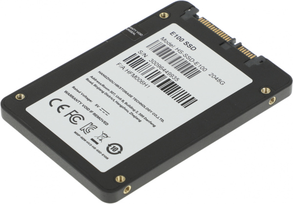 Накопитель SSD Hikvision SATA III 2Tb HS-SSD-E100/2048G HS-SSD-E100/2048G Hiksemi 2.5"