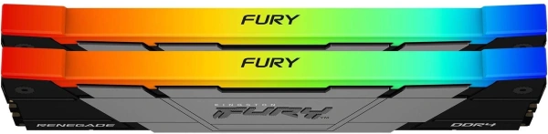 Память DDR4 2x32GB 3200MHz Kingston KF432C16RB2AK2/64 Fury Renegade RGB RTL Gaming PC4-25600 CL16 DIMM 288-pin 1.35В dual rank с радиатором Ret