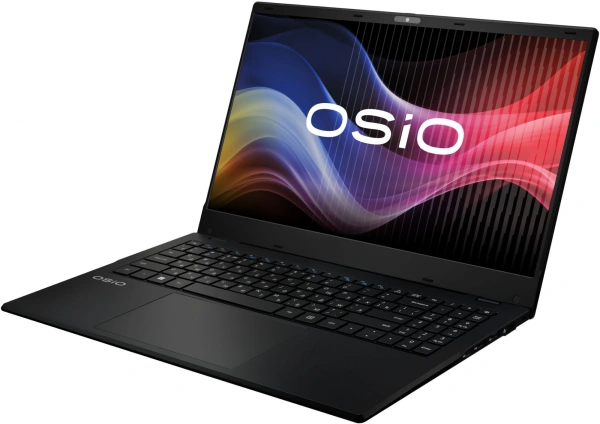 Ноутбук Osio BaseLine B150i-006b N-series N100 8Gb SSD512Gb Intel UHD Graphics 15.6" IPS FHD (1920x1080) Windows 11 Home black WiFi BT Cam 5000mAh