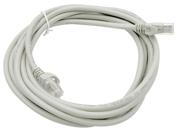 Патч-корд Buro UTP 4 пары cat6 CCA molded 3м серый RJ-45 (m)-RJ-45 (m)