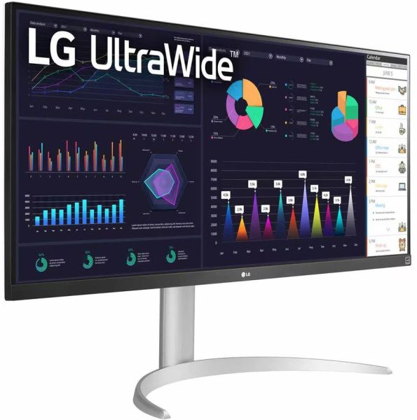 Монитор LG 34" UltraGear 34WQ650-W IPS 2560x1080 100Hz 400cd/m2 21:9